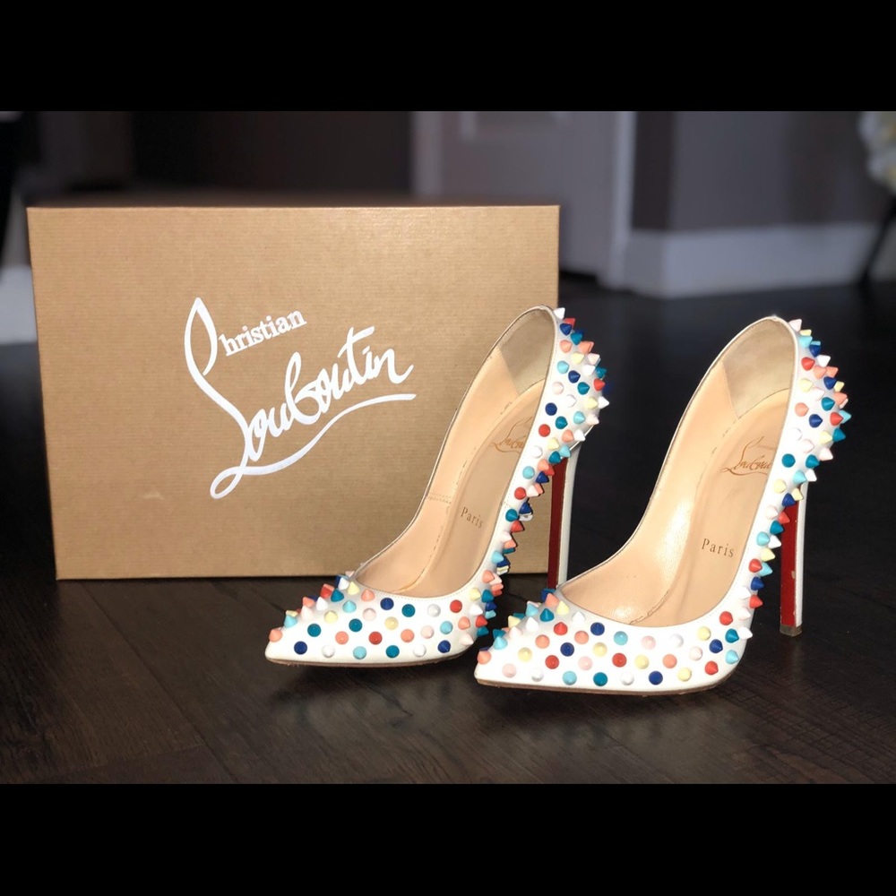 Christian louboutin spike shoes